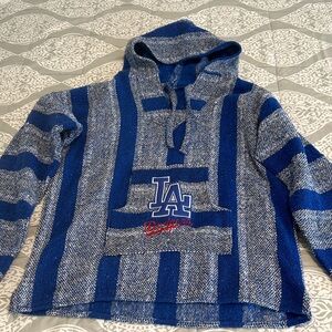 Blue and Gray LA Dodgers Hoodie